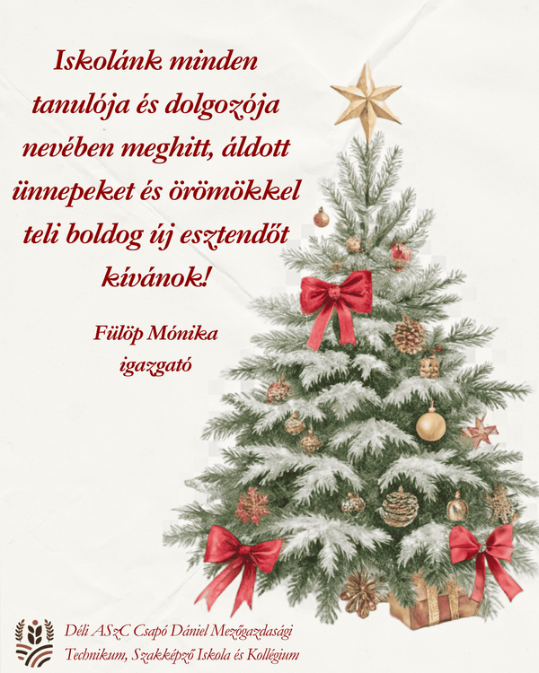 Karácsonyi üdvözlet