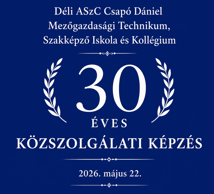 30. éves Közszolgálati képzés jubileumi ünnepség