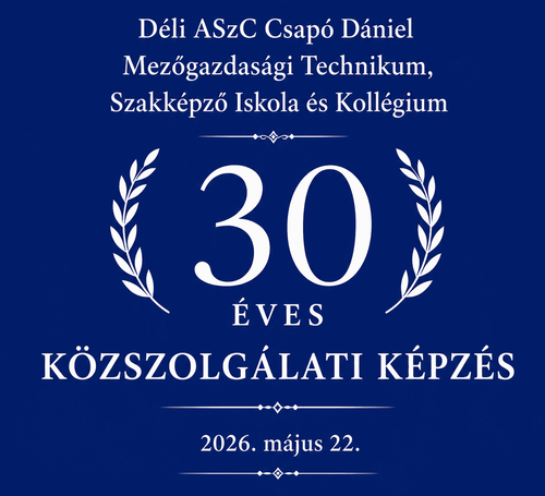 30. éves Közszolgálati képzés jubileumi ünnepség